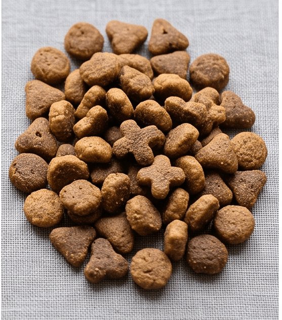 Close-up of Animal Feed in Bulk maintenance pellets